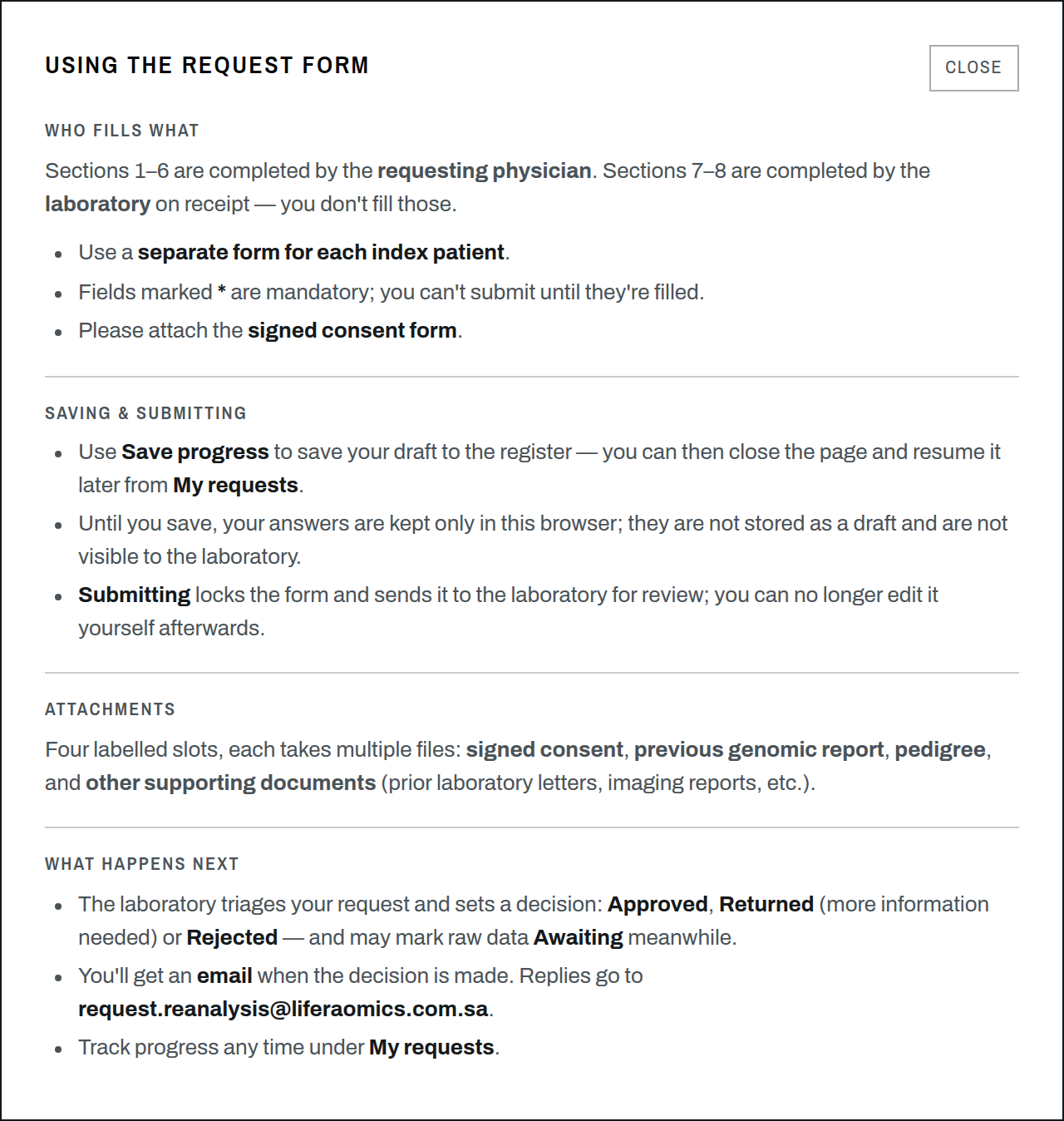 On-screen help dialog