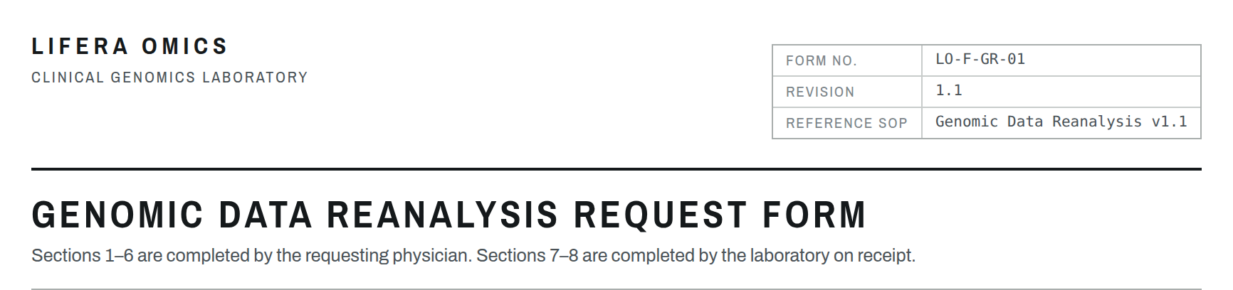 Form masthead