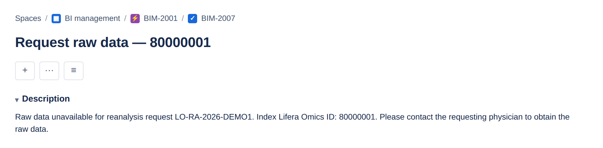 Jira ticket